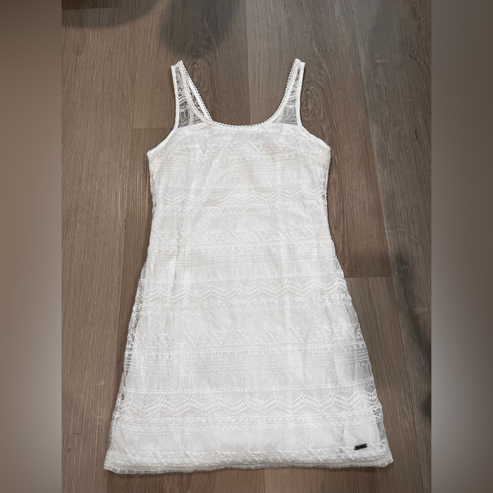 Hollister White Lace Mini dress